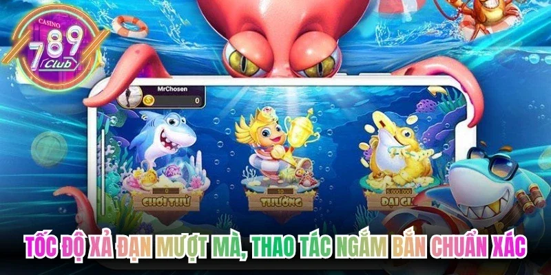 Tốc độ xả đạn mượt mà, thao tác ngắm bắn diễn ra chuẩn xác