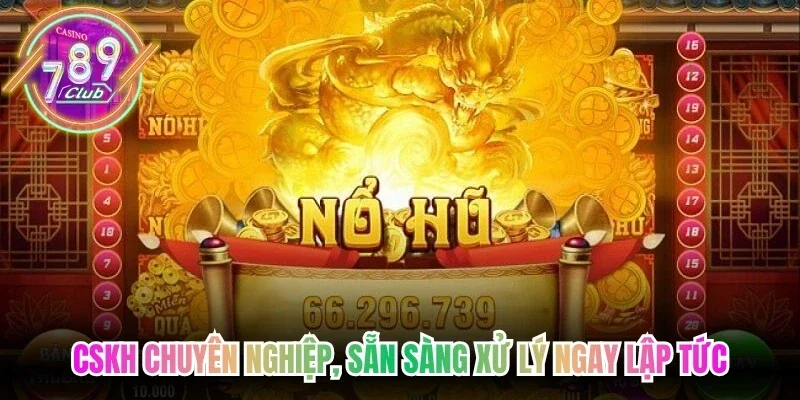 CSKH chuyên nghiệp, sẵn sàng xử lý ngay lập tức