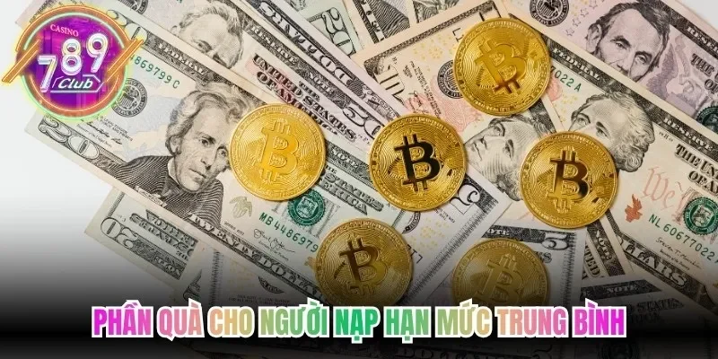 Phần quà cho người nạp hạn mức trung bình